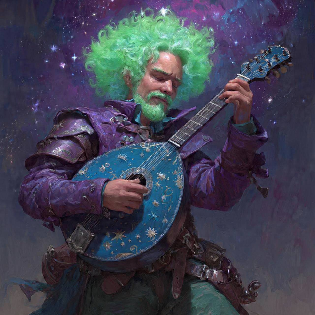 Portrait of Zoot the Lute, bard.